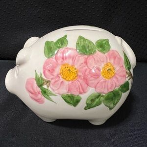 Franciscan Desert Rose Piggy Bank